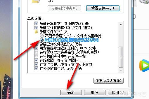 怎么让隐藏的文件夹显示出来